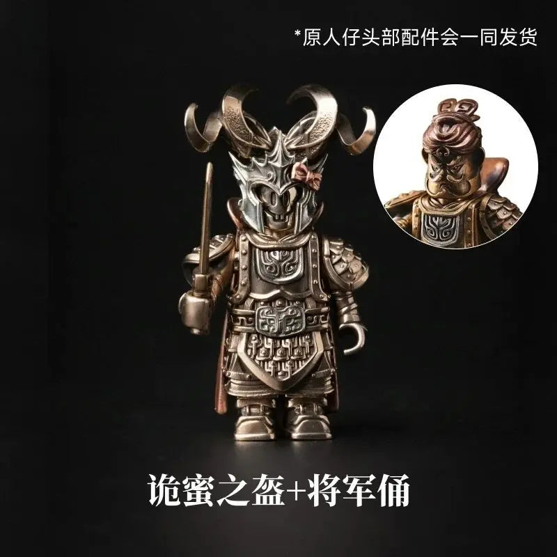 2026 Big Player Series Strange Helmet DIY Head Magnetic Detachable Metal Figurine Desktop Decoration Cultural Creative Souvenir