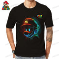 Super Mario Oversize Parent-child Wear Short Sleeve 2024 Quick Dry Men's Children's T-Shirt Fashion Anime Tops Harajuku Style