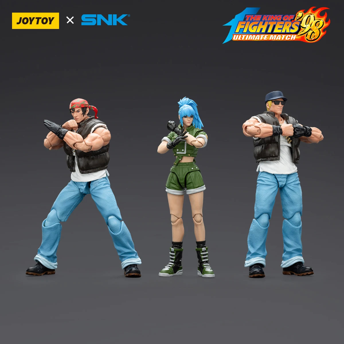 JOYTOY The King of Fighters KOF 98UM Ikari Warriors Team