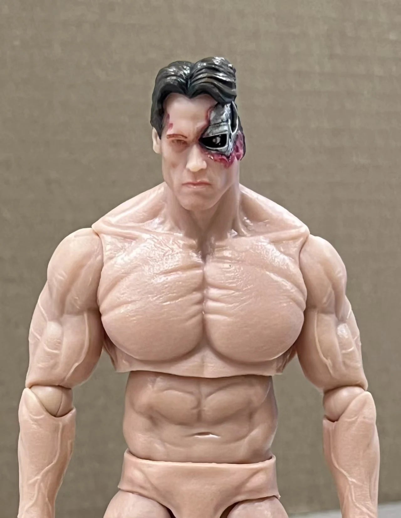 The Terminator T-800 T-850 Devilman 7 Inch Articulated Anime Action Figure Devil Muscle Man Model Collection Customized