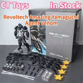 In Stock CT Toys SHF Spider Man KO Revoltech Amazing Yamaguchi Agent Anti Venom Spider Man Venom Anime Action Figures Model