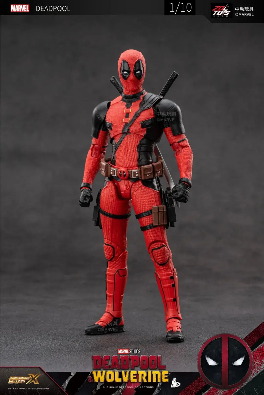 ZD Toys Deadpool & Wolverine Action figures Deadpool Boxed Wolverine Collection Adult Action Figures Kids Toy