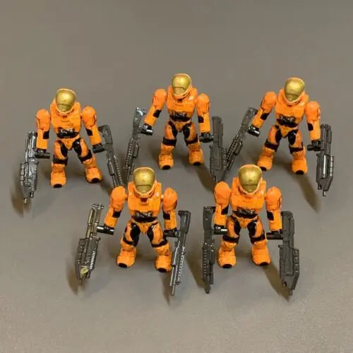Mega Bloks Construx UNSC Marine Infinite Series Recon Getaway Elite Mercenary Spartan  Brute Troopers Micro Figures Toys
