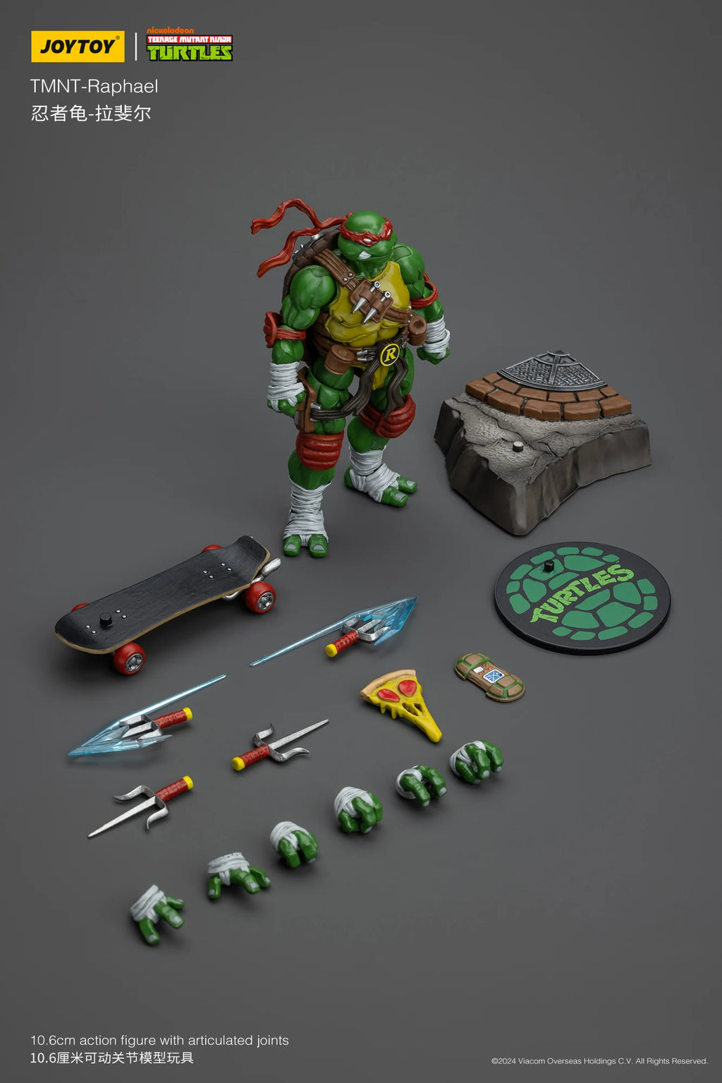 JOYTOY 1/18 Action Figure TMNT Ninja Turtles Michelangelo Donatello Leonardo Raphael Anime figures Toys Model