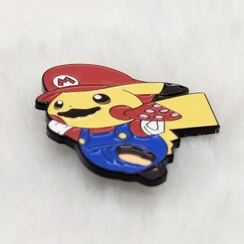 Anime Super Mario Enamel Pin Lapel Pins for Backpacks Brooches Badges Fashion Brooch for Clothes Jewelry Gifts Friends