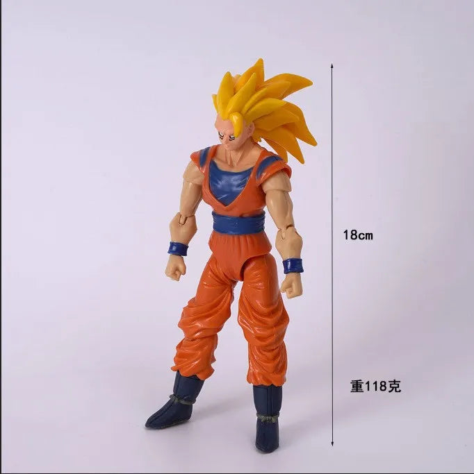 Anime Dragon Ball Z Action Figures Set-Son Goku Son Gohan Vegeta Frieza-Collectible Assembly Model Toys Boys Festival Gifts