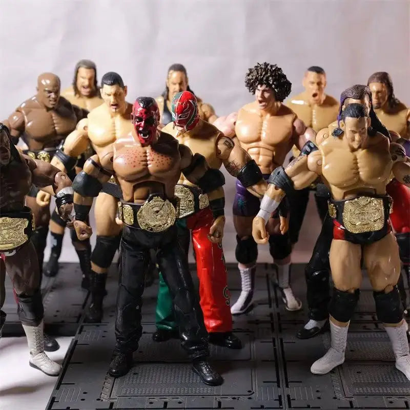 In-Stock Wrestlemania Wrestler Wwe John Cena The Undertaker Figures Toy Rey Mysterio Action Figures Pvc Statue Model Boys Gifts