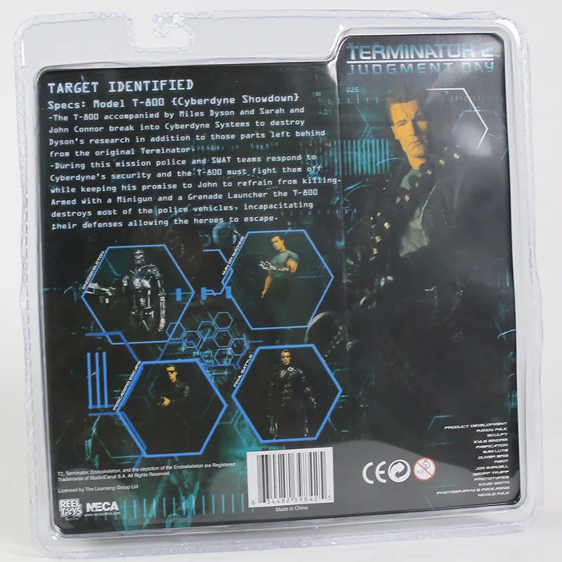 NECA The Terminator Endoskeleton Action Figures Collectable Joints Moveable Model Toy