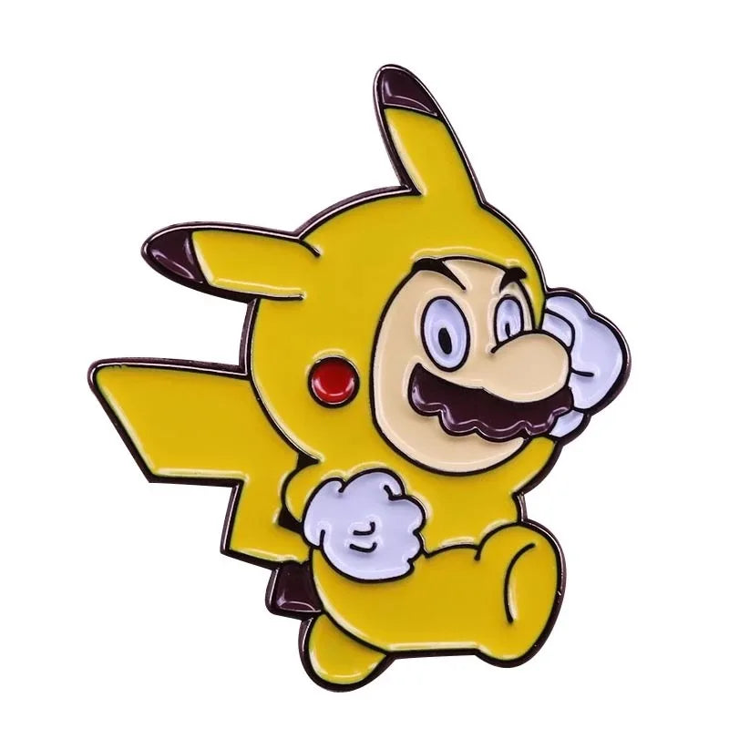 Anime Super Mario Enamel Pin Lapel Pins for Backpacks Brooches Badges Fashion Brooch for Clothes Jewelry Gifts Friends