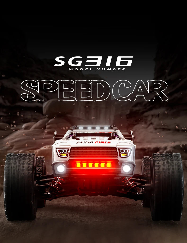 ZLL SG316 MAX 1:16 High Speed Drift Racing Car 80KM/H Brushless Motor 4WD RC Off Road Car Monster Trucks Toys for For Kids Gifts
