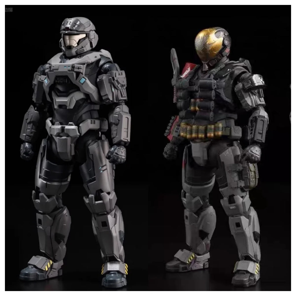 1/12 Scale Halo Action Figure - Emile-A239 Spartan-B312 Room Decoration Toy For Kids Christmas Gift Collectible Handmade Model