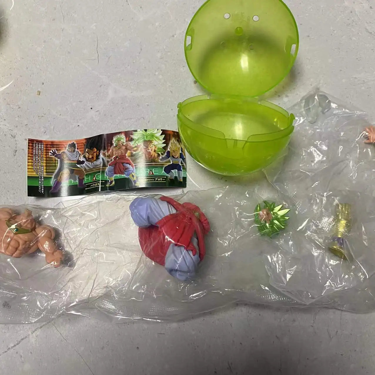 BANDAI DRAGON BALL Capsule Toys ACTION FIGURE Majin Buu Cell Vegeta IV Torankusu Son Goten Vegeta Cumber Small Scale Model GACHA