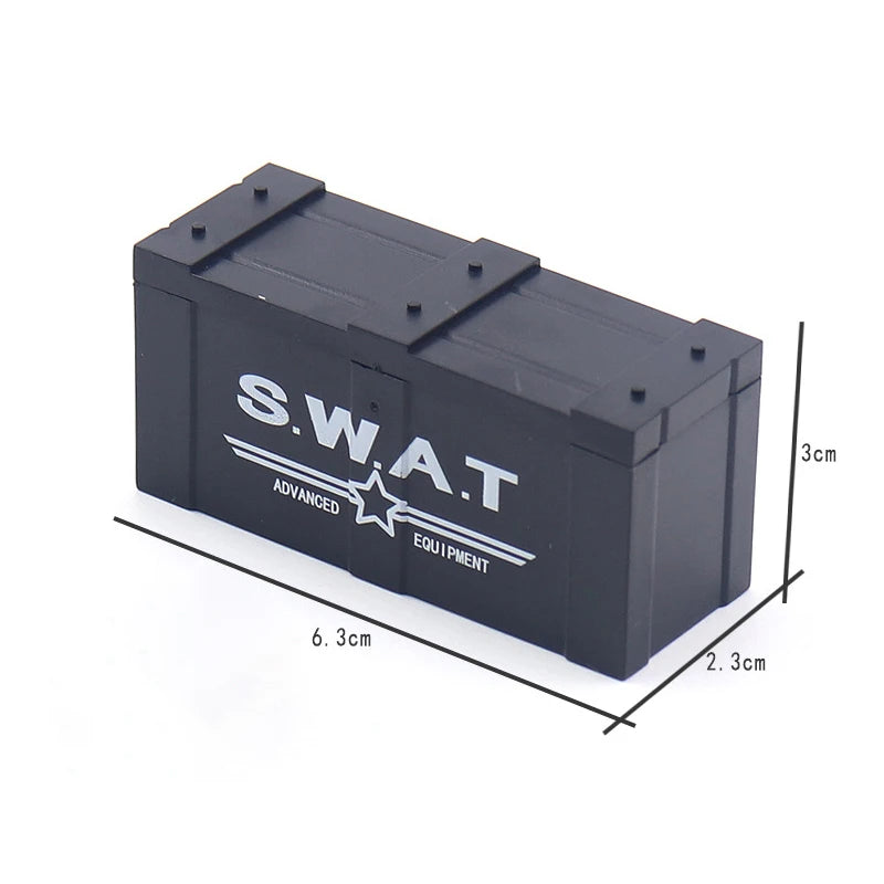 25/50/100Pcs Soldier Police Gangster WW2 Army Military Weapons SWAT Machine Gun Mortar Building Blocks Figure Model Brick Toy