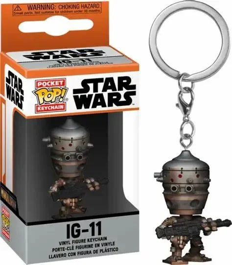 FUNKO Pop Star Wars Luke Skywalker Hera Sindula Asocapotan Laya IG-11 Chewbacca R2-D2 Darth Vader Assault Team Pocket Keychain
