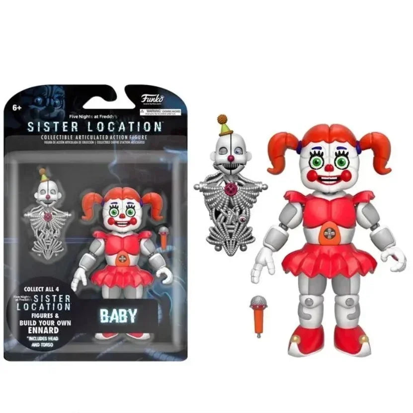 Fnaf Bear Midnight Harem Five Nights Joint Movable Detachable Game Action Figure At Five Nights Security Breach Model Kids Toy