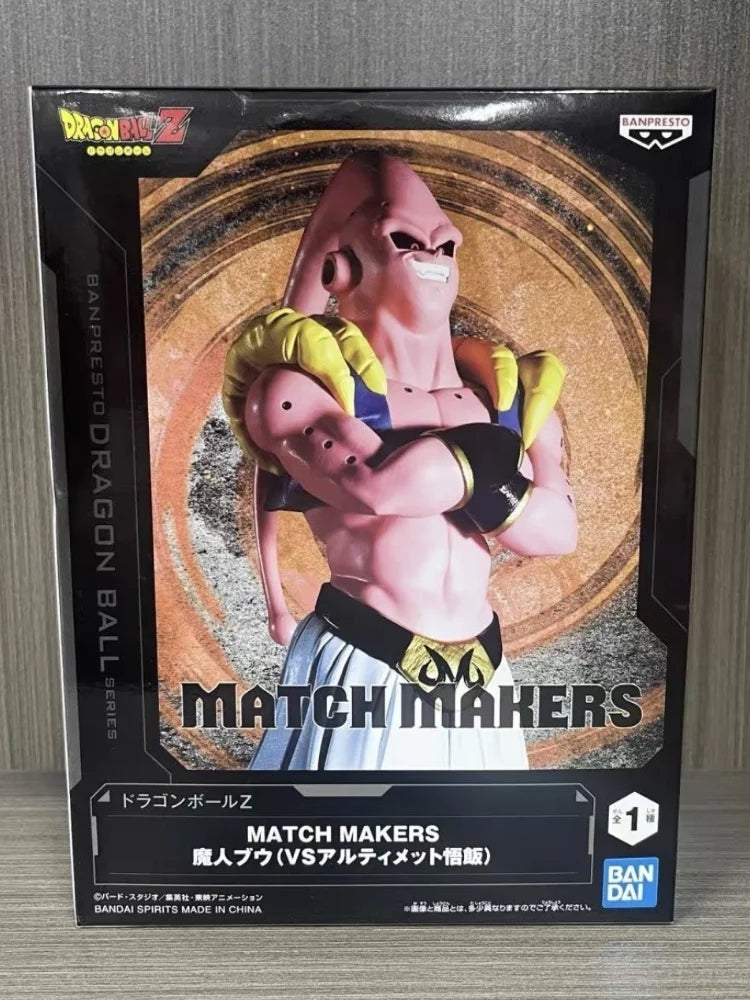 BANDAI Original Dragon Ball Z MATCH MAKERS Majin Buu Son Gohan Anime Action Figure Model Toys PVC Besktop Decorate Festival Gift