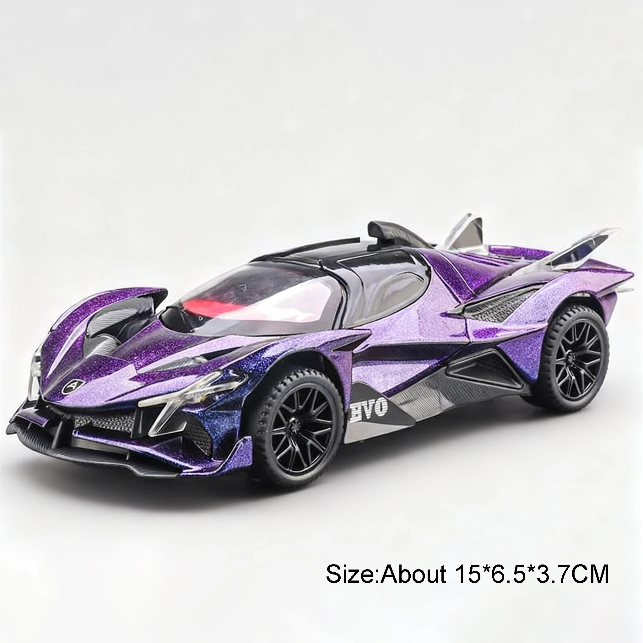 Scale 1:32 Apollo EVO IE Car Model Toy Metal Diecast Pull Back Super Cars Doors Opened Vehicle Models Best Gifts for Kids