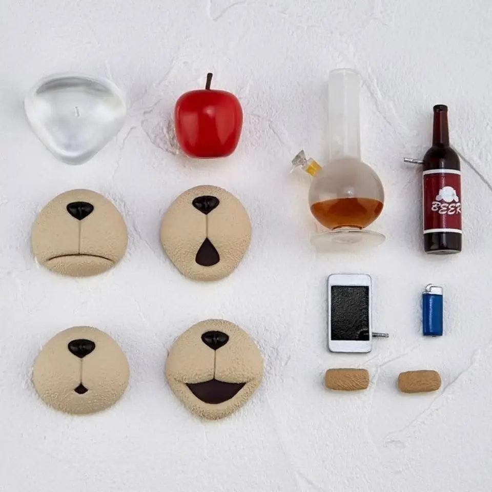 Ted2 Figure Bjd Ted Teddy Bear Action Figure AMAZING YAMAGUCHI Revoltech No.006 Teddy Brick Figure Gk Movie Model Doll Toy Gift