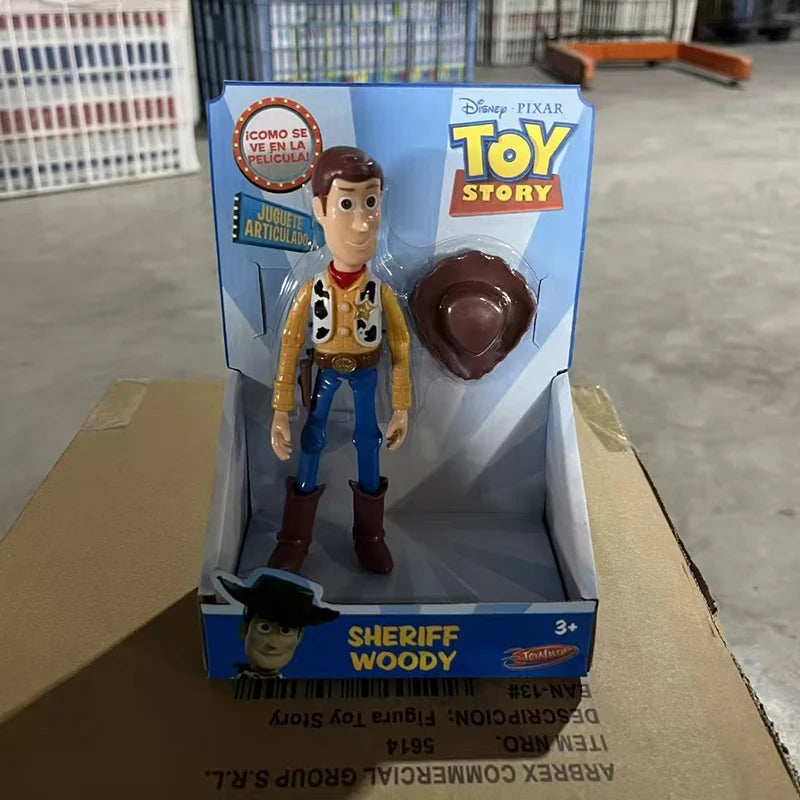 Disney Toy Story Buzz Lightyear Action Figure Toy Model Pixar Robot Doll For Children Birthday Gift Collectible Handmade Artwork