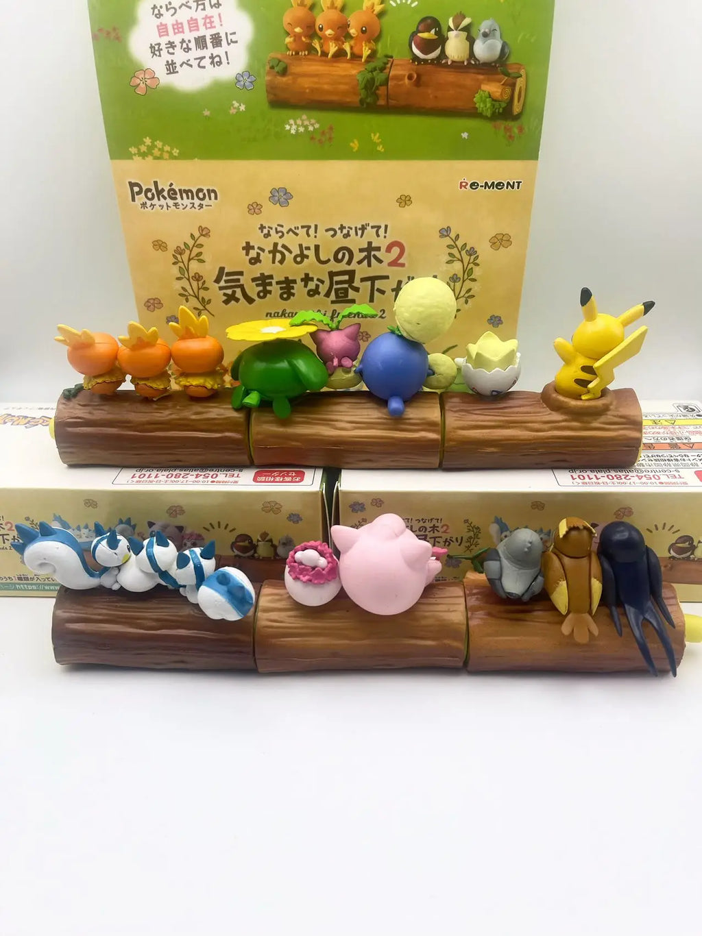 2025 Hot Toys Rement Pokemon Friendship Wood Pikachu Fat Ding Surprise Blind Box Desktop Decoration Children'S Birthday Gift Toy