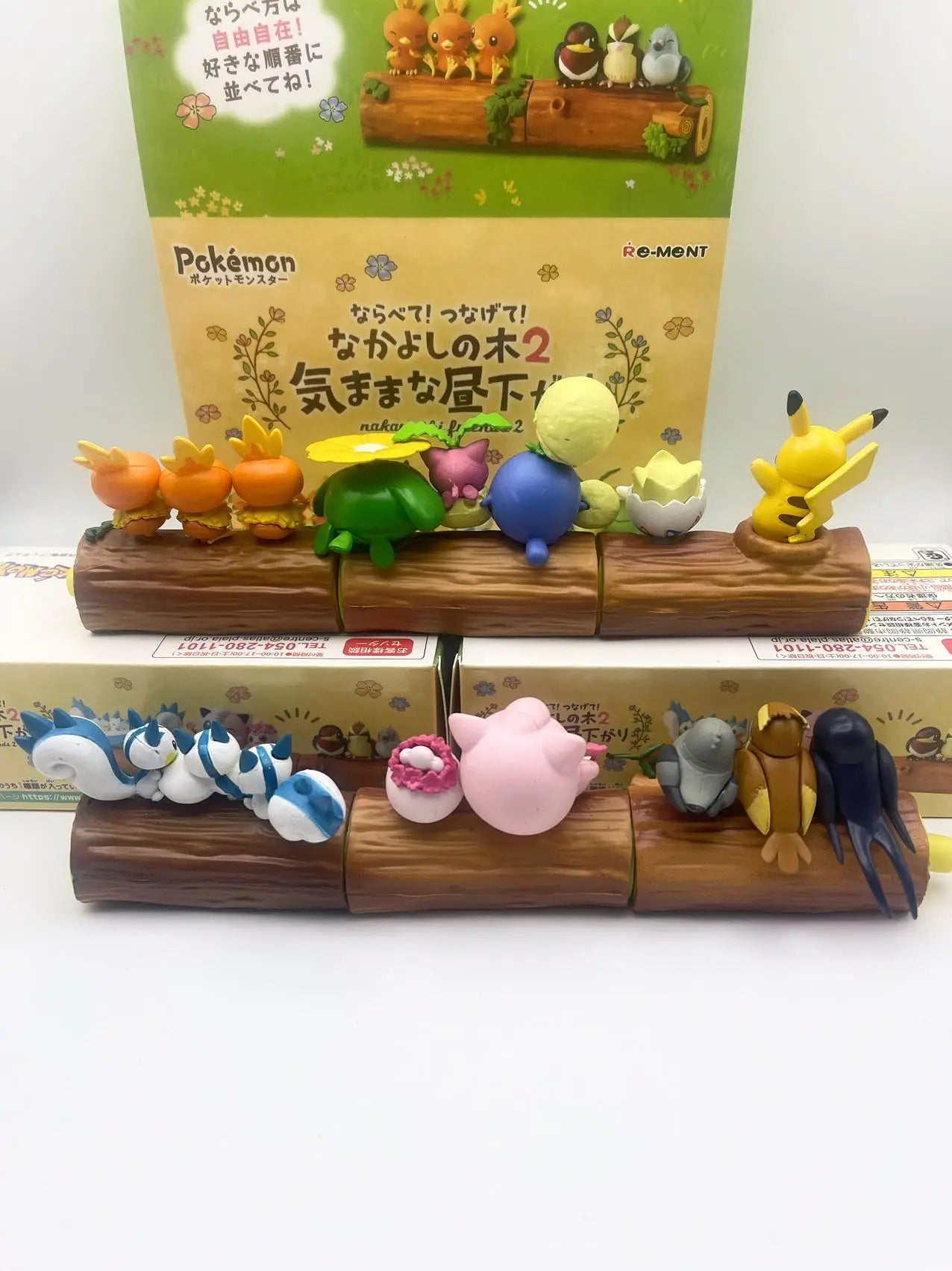 2025 Hot Toys Rement Pokemon Friendship Wood Pikachu Fat Ding Surprise Blind Box Desktop Decoration Children'S Birthday Gift Toy