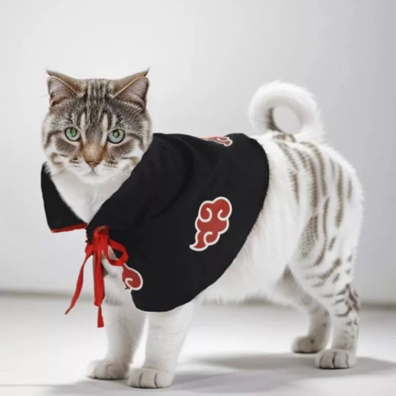 Anime Haruto Pet Cloak Clothes Pet Cat Dog Cosplay Costume Hokage Uzumaki Akatsuki Photo Props Birthday Fans Gifts Toys