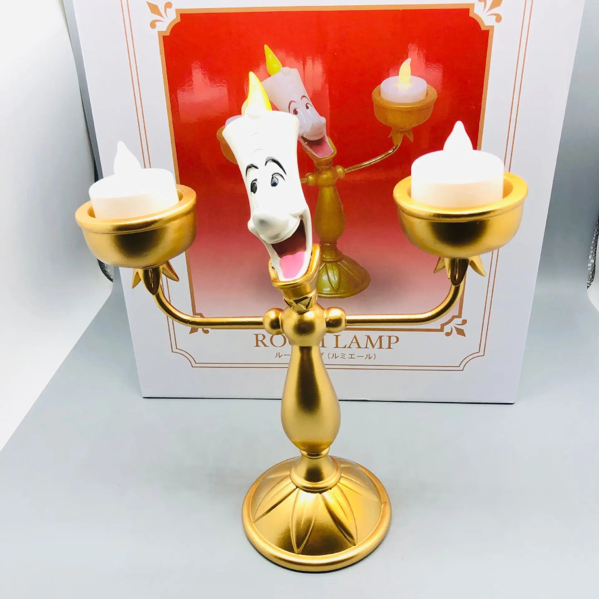 Disney Beauty And The Beast Cogsworth Mr Clock 24cm Action Figure Figurine Collection Decoration Toys Pvc Model Christmas Gifts