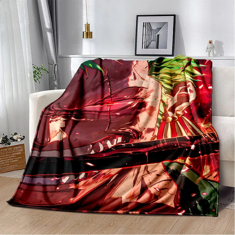 One Piece Luffy & Crew 2026 Flannel Blanket 3D Print Soft Warm Anime Characters Throw Blanket Lightweight Cozy Bedding for Fans