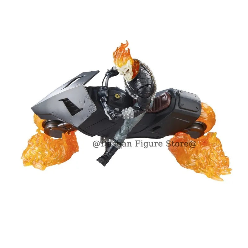 Anime Ghost Rider Action Figure Johnny Blaze Celebrating Figurine 85th Anniversary 6" Collection Model Statue Toys Holiday Gifts