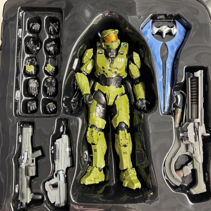 Sentinel Master Chief 18cm PVC Action Figure Anime Collection Model Mjolnir Mk VI SV Movable Doll Toys for John117 S117