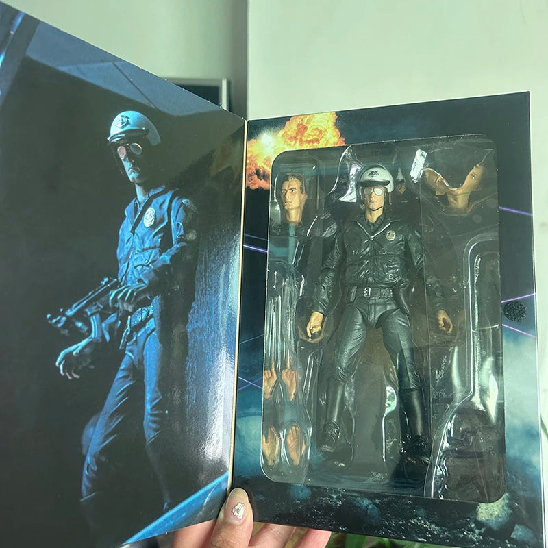 NECA Figure Terminator 2 Judgment Day T800 Sarah Connor T-800 Arnold Schwarzenegger Commando Action Figure Model Collectible Toy