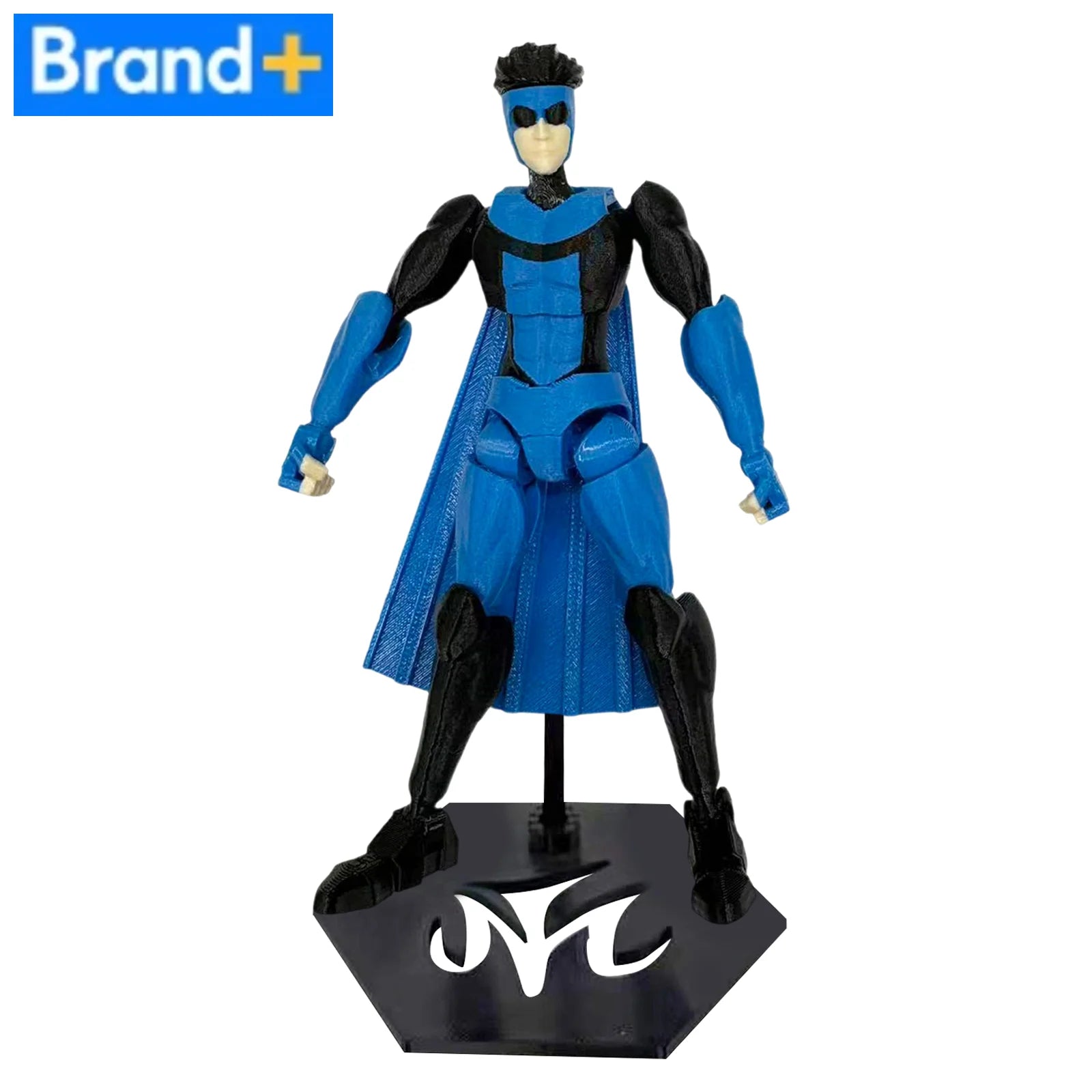 Multi-Joint Action Figure - Invincible T13 3D Printed Collectible with Base, Anti-Fall Joint Locks & UV-Resistant Coating Deskto
