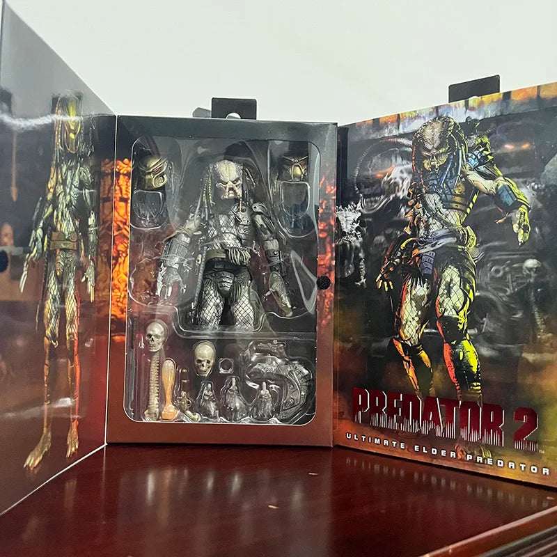 NECA Ultimate Elder Predator Action Figure Model Toys Joint Movable Horror Doll Christmas Present For Children