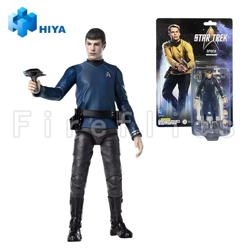 1/18 HIYA Action Figure Exquisite Mini Series STAR TREK 2009 Spock Anime Collection Model Toy