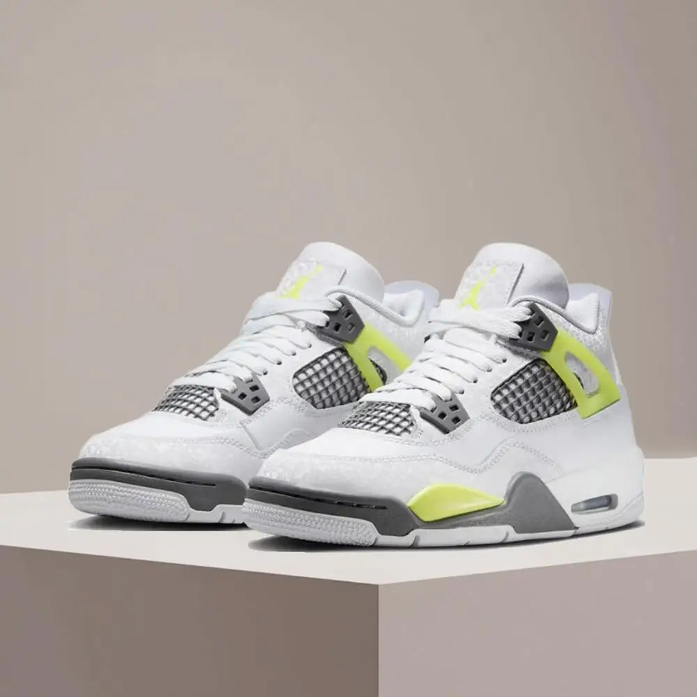 Nike Air Jordan 4 Cushioned, lightweight, slip-resistant, durable Classic casual unisex basketball shoes HJ5990-100