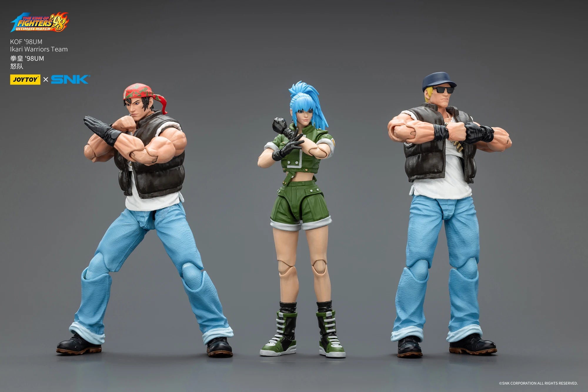 JOYTOY The King of Fighters KOF 98UM Ikari Warriors Team
