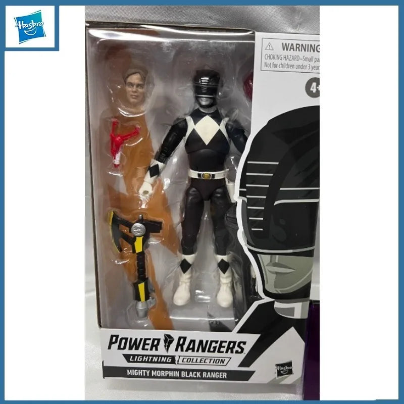 Hasbro Genuine Power Rangers Black Panger Mighty Morphin Goldar Action Figure Toys for Boys Girls Gift Collectible Ornaments