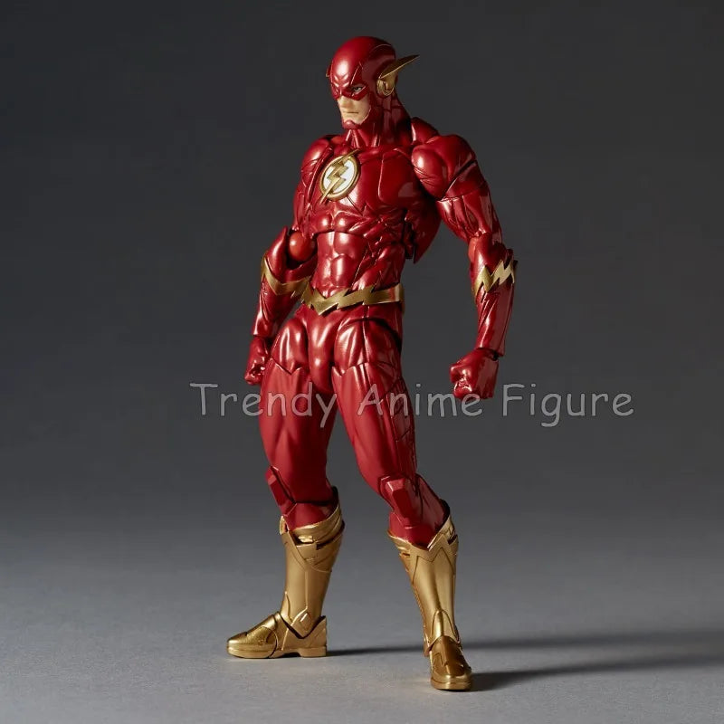 Revoltech Amazing Yamaguchi Flash Action Figure Movable 17cm Flashpoint Model Kaiyodo Flash Figures Toy Collection Holiday Gifts