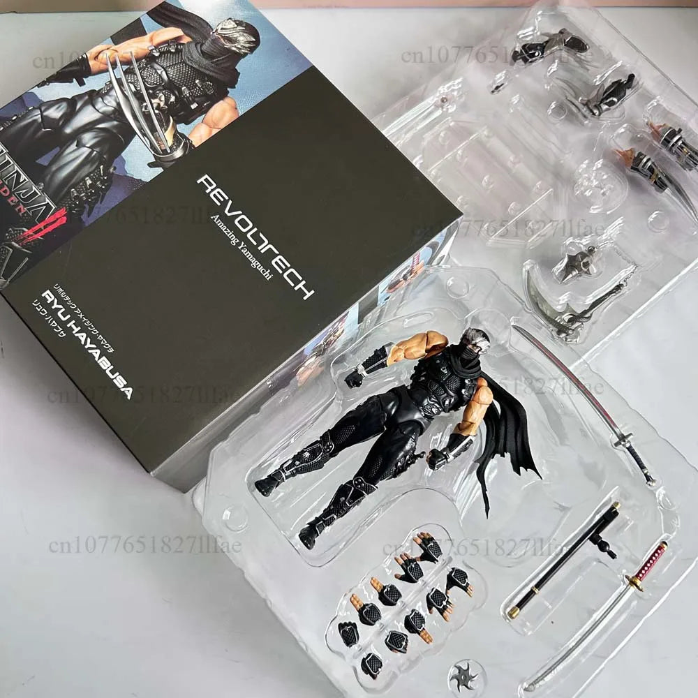 2025 KAIYODO Revoltech 1/12 Amazing Yamaguchi Ryu Hayabusa Ninja Gaiden Action Figure PVC Model Toys Joint Movable Room Decor