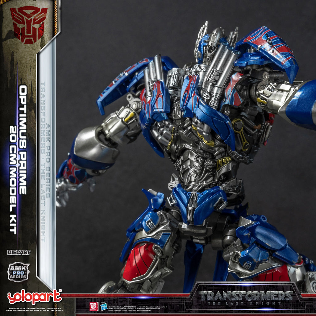 YOLOPARK Transformers Model: The Last Knight AMK PRO Series 20cm Optimus Prime Model Kit Action Figures Toy For Boy Men
