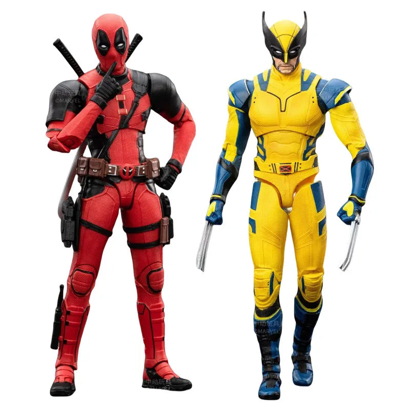 ZD Toys Deadpool & Wolverine Action figures Deadpool Boxed Wolverine Collection Adult Action Figures Kids Toy