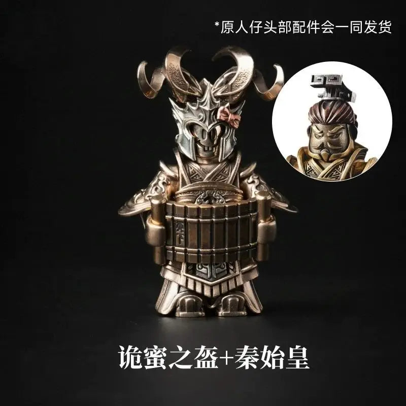 2026 Big Player Series Strange Helmet DIY Head Magnetic Detachable Metal Figurine Desktop Decoration Cultural Creative Souvenir