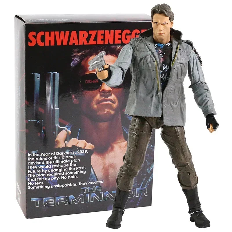 NECA Terminator T-800 T-1000 Action Figure Movable Joints Desktop Decoration Collection PVC Model Toy