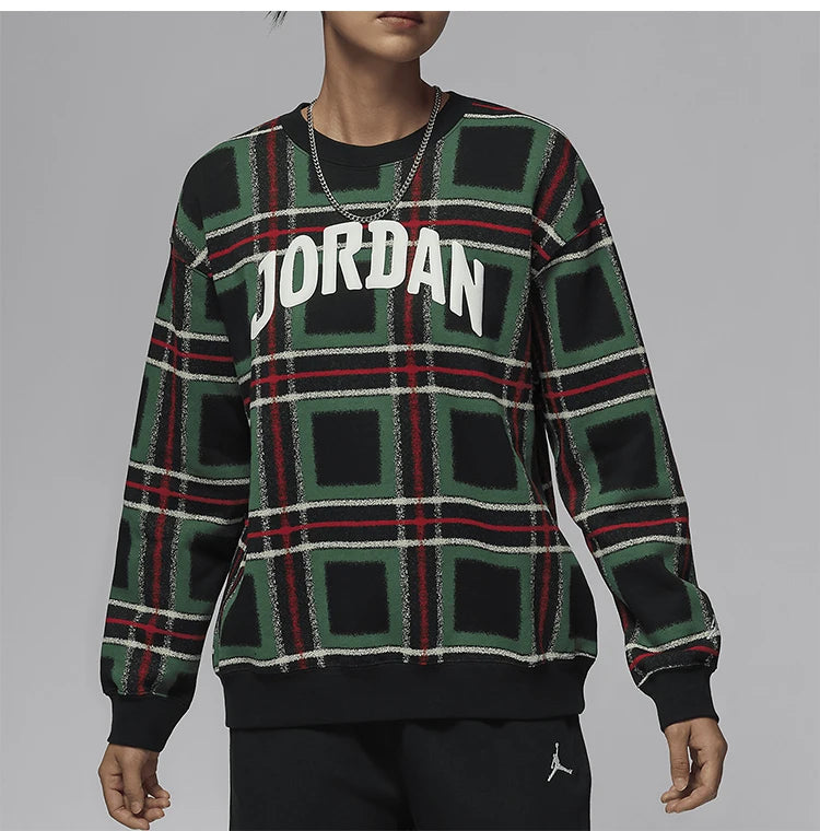 Nike genuine JORDAN Women's Fashion Outdoor Printed Warm Sweatshirt HM5499-341
