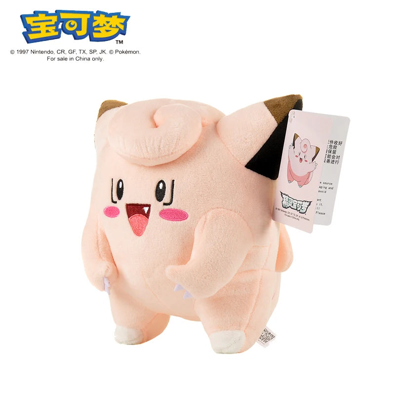 POKEMON Original Plush Toy Gengar Mimikyu Pikachu Charizard Genuine Kawaii Plush Doll Soft Cute Cartoon Piplup Toy for Kids Gift