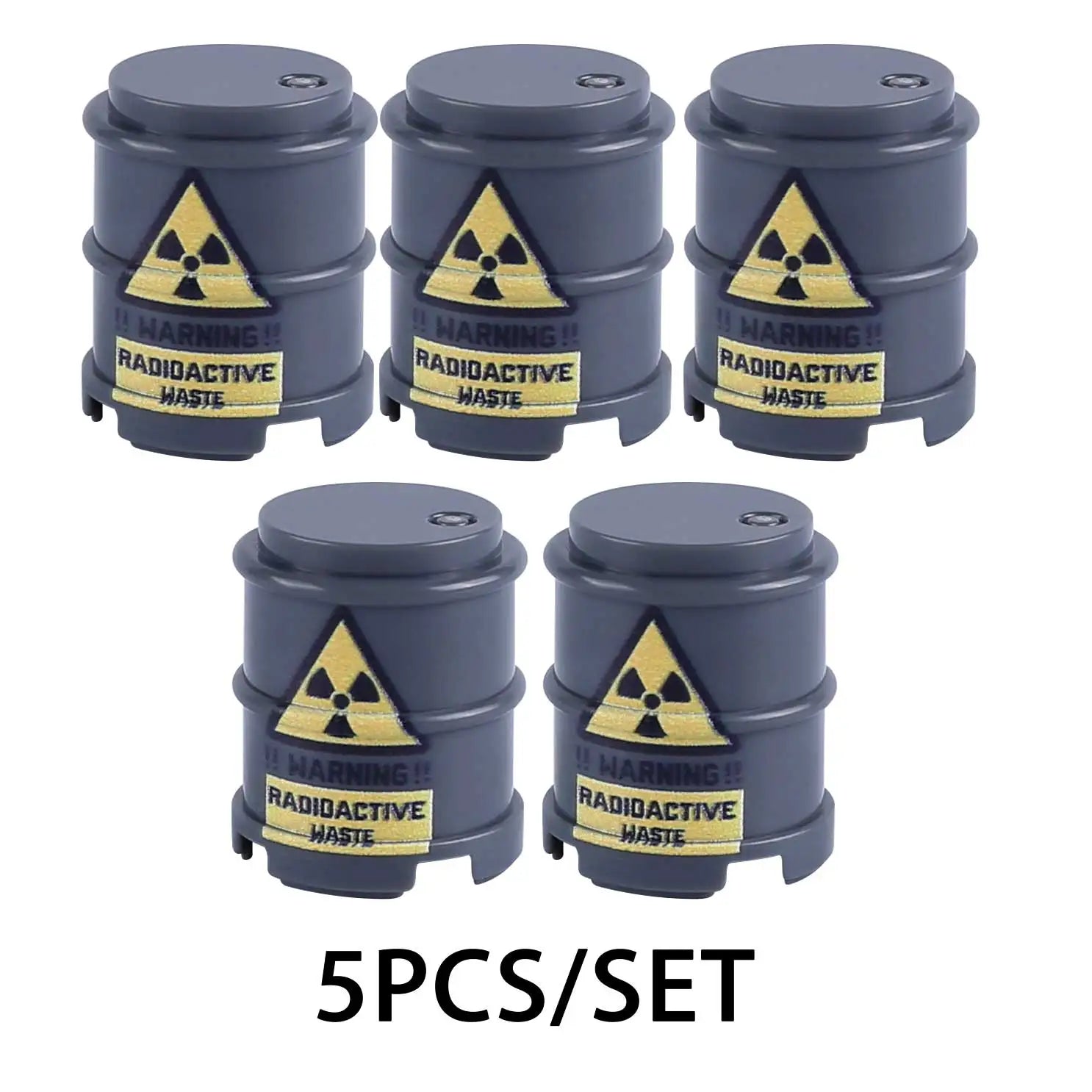 MOC WW2 Military Oil Drum Fuel Tank Printed Building Blocks Weapons Soldiers Accessories War Scene Accessories Bricks Toys Boys