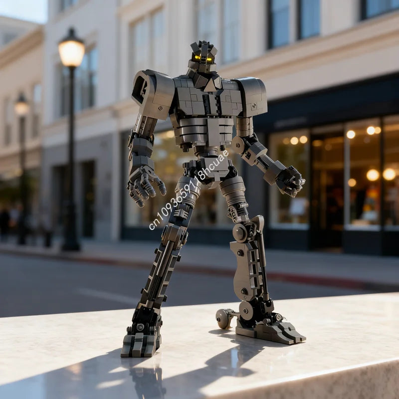 1046pcs MOC Prototype Great Spirit Robot Bionicle Model Building Blocks Architecture Christmas Gifts Toys Idea Education