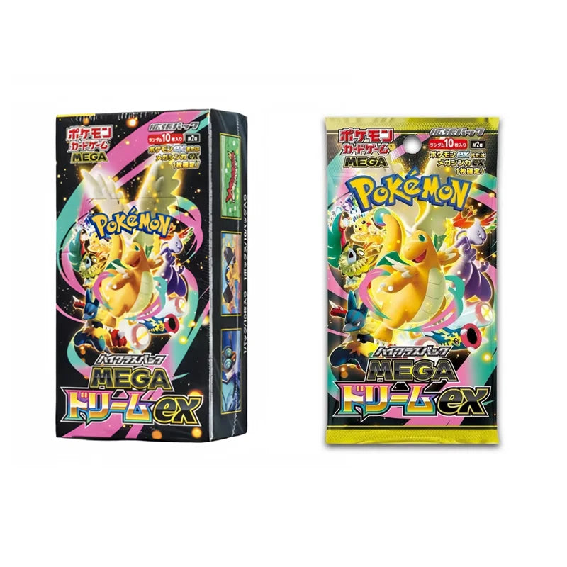 2026 New Pokemon Tcg M2a Jp Edition Trading Collectible Cards Mega Dream Ex Golden Box Booster Pack Birthday Gifts Toys For Fans