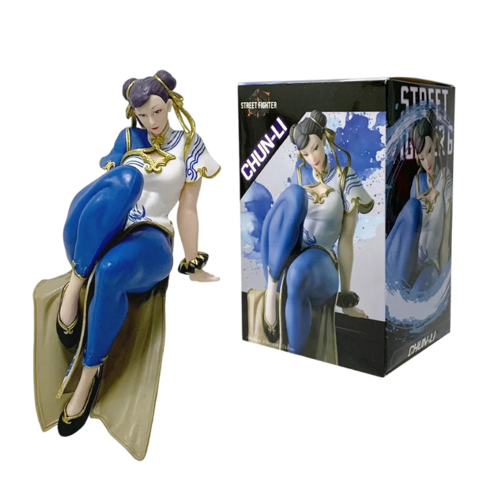 14-17cm Street Fighter 6 Fighting Game Peripherals Figure Chun-Li Ryu Jamie Action Model Pvc Desktop Statue Collection Toys