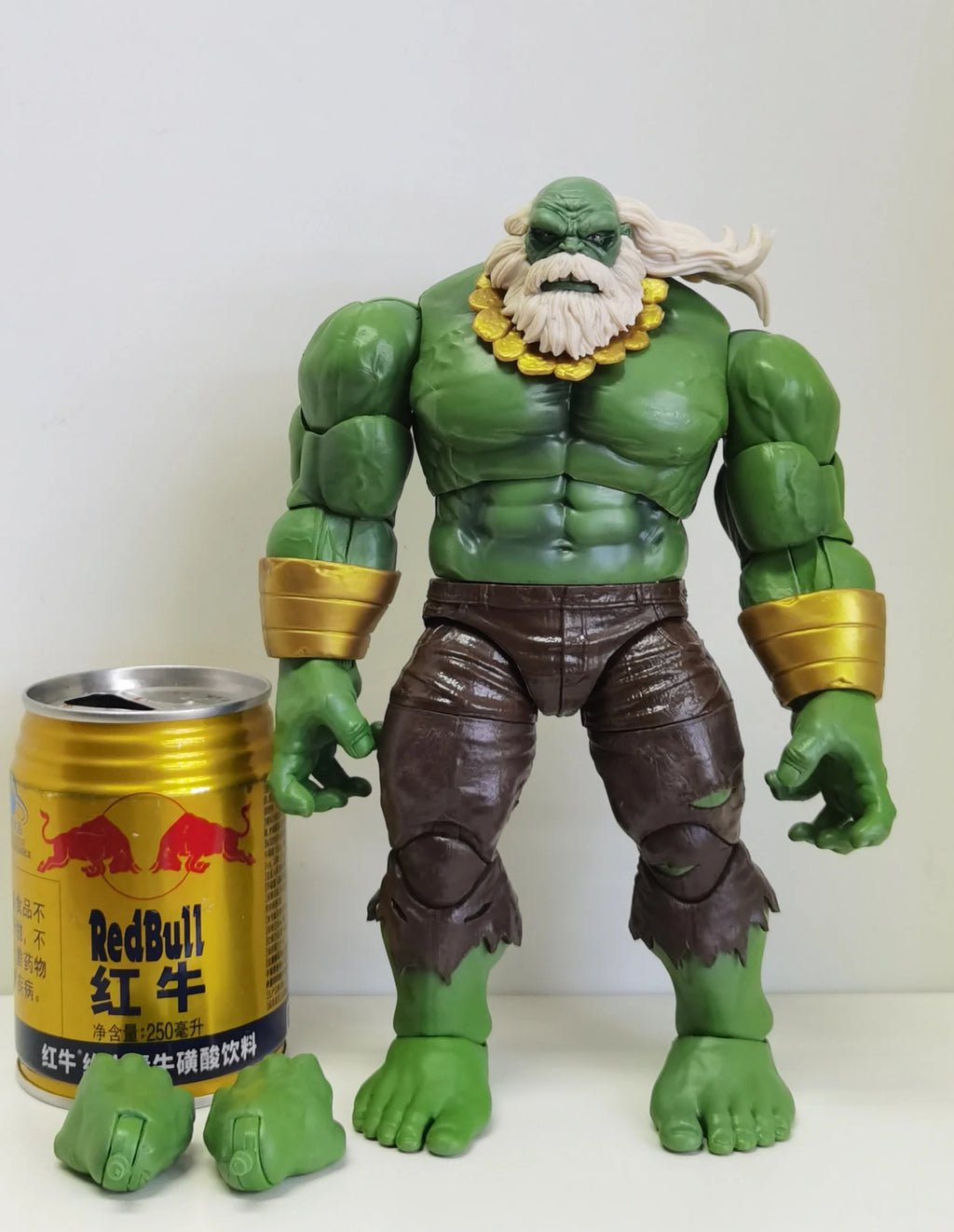 Hulk Figure Bruce Banner Action Figuras Movie The Avengers Maestro Figurine Model Ornament 20cm GK Statue Toys Gift for Kids